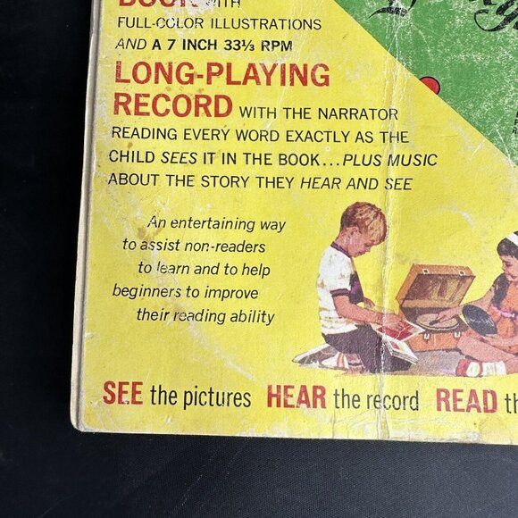 1971 Walt Disney 20,000 Leagues Under the Sea Book Jules Verne Book only NO RECO - Picture 12 of 13